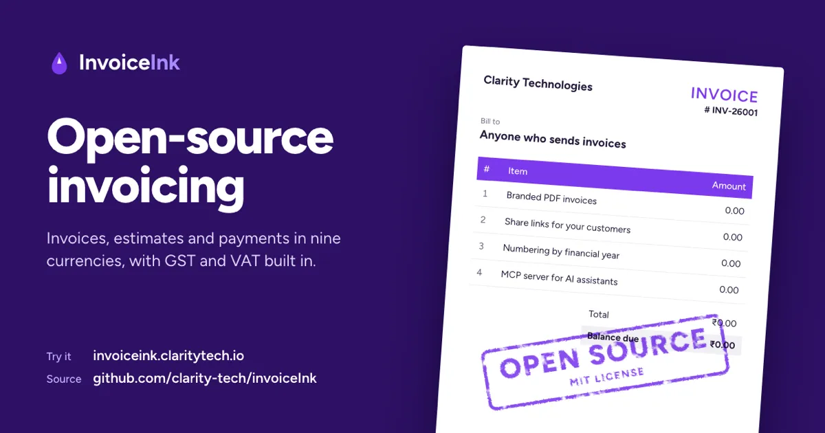 Introducing InvoiceInk: Free Invoicing for Businesses That Bill Across Borders